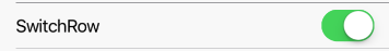 SwitchRow component 